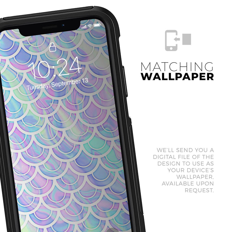 Iridescent Dahlia v9 - Skin Kit for the iPhone OtterBox Cases