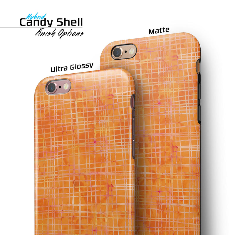 Orange_Watercolor_Cross_Hatch_-_iPhone_6s_-_Matte_and_Glossy_Options_-_Hybrid_Case_-_Shopify_-_V8.jpg
