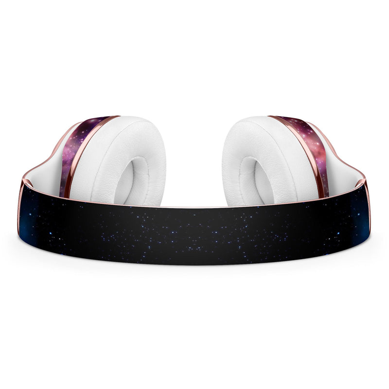 beats headphones pink and blue