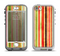 The Brightly Colored Vertical Grungy Stripes Apple iPhone 5-5s LifeProof Nuud Case Skin Set