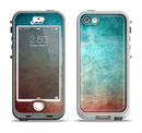 The Faded Grunge Color Surface Extract Apple iPhone 5-5s LifeProof Nuud Case Skin Set