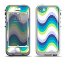 The Fun Colored Vector Sharp Swirly Pattern Apple iPhone 5-5s LifeProof Nuud Case Skin Set