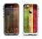 The Grungy Color Stripes Apple iPhone 5-5s LifeProof Fre Case Skin Set