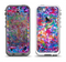The Neon Overlapping Squiggles Apple iPhone 5-5s LifeProof Fre Case Skin Set