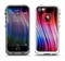 The Neon Rainbow Wavy Strips Apple iPhone 5-5s LifeProof Fre Case Skin Set