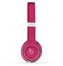 The Pink Fabric Skin Set for the Beats by Dre Solo 2 Wireless Headphones