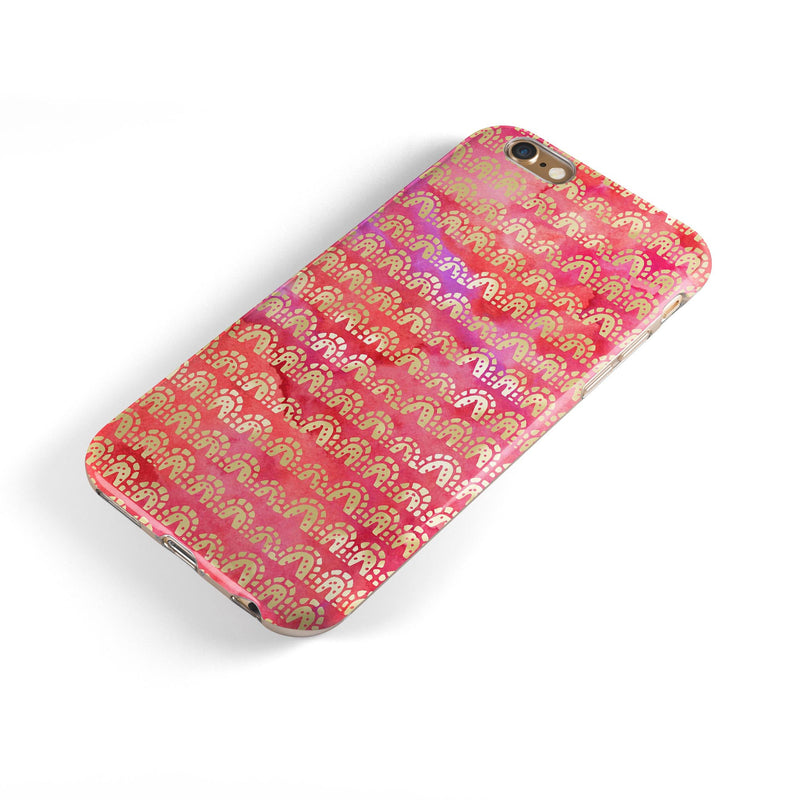 The_Red_and_Purple_Grungy_Gold_Semi-Circles_-_iPhone_6s_-_Gold_-_Clear_Rubber_-_Hybrid_Case_-_Shopify_-_V6.jpg