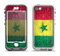 The Starred Green, Red and Yellow Brick Wall Apple iPhone 5-5s LifeProof Nuud Case Skin Set