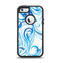 The Swirly Vector Water-Splash Pattern Apple iPhone 5-5s Otterbox Defender Case Skin Set