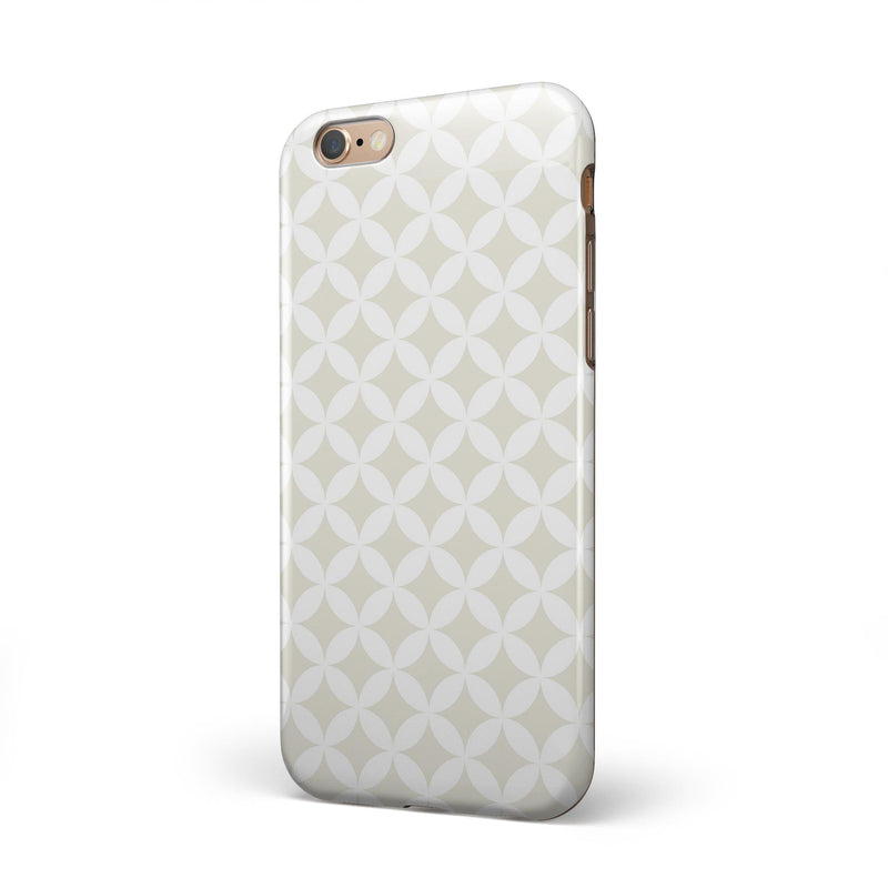 The_Tan_and_White_Overlapping_Circle_Pattern_-_iPhone_6s_-_Gold_-_Clear_Rubber_-_Hybrid_Case_-_Shopify_-_V1.jpg