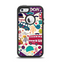 The Vector Purple Heart London Collage Apple iPhone 5-5s Otterbox Defender Case Skin Set