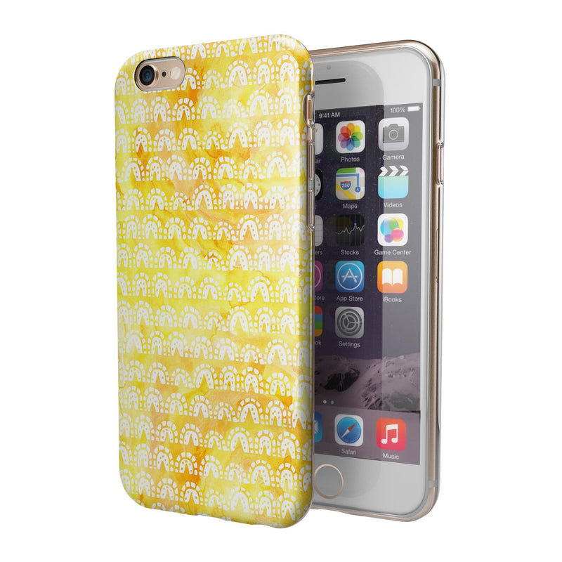 The_Watercolor_Yellow_Surface_with_White_Semi-Circles_-_iPhone_6s_-_Gold_-_Clear_Rubber_-_Hybrid_Case_-_Shopify_-_V3.jpg