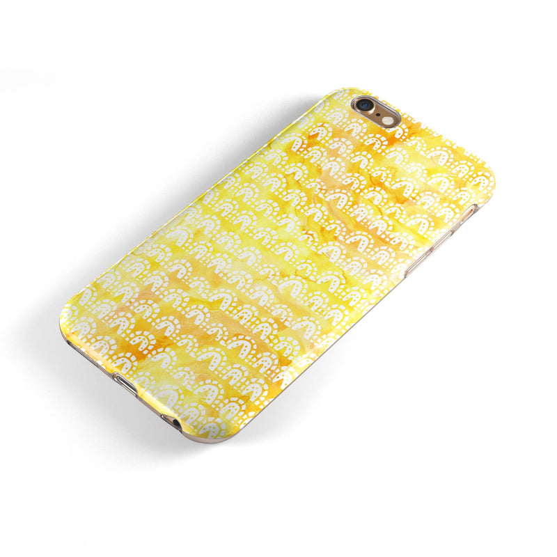 The_Watercolor_Yellow_Surface_with_White_Semi-Circles_-_iPhone_6s_-_Gold_-_Clear_Rubber_-_Hybrid_Case_-_Shopify_-_V6.jpg