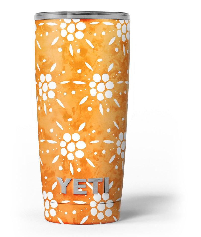 Skin Decal Vinyl Wrap (5-piece kit) for Yeti 20 oz Rambler Tumbler Stickers  Skins Cover Cup / Yellow Honeycomb 