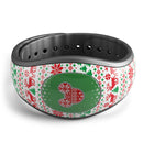 Knitted Ugly Christmas Sweater V2 - Waterproof Decal Skin Wrap Kit for the Disney Magic Band 1 or 2 (Fits 2.0 or 1.0 for Disney Parks)